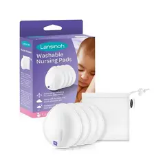 LANSINOH - Absorbente de leche lavable, 4unid-LANSINOH