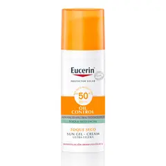 EUCERIN - Protector Solar Oil Control Gel Crema Facial FPS50+ 50ml