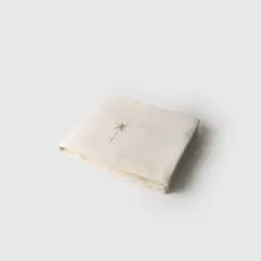 LOUNGE - Mantel Palmeras Bordadas 180 cm x 300 cm Blanco