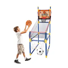 BABYLUNA - Set De Juegos Baloncesto Y Futbol Infantil Interior y Exterior