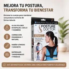 MOVI - Corrector de Postura Ajustable, Alivia tu Espalda