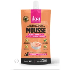 IKAI - Mousse Salmon Camaron para gato 60 gr