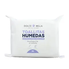DOLCE BELLA - TOALLITAS DESMAQUILLANTES