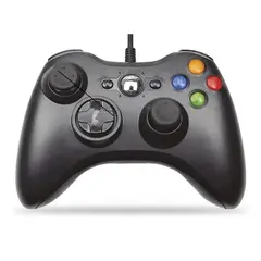 GENERICO - Control Para Consola De Juego Joystick Compatible Xbox360 Pc Negro