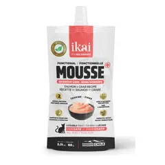 IKAI - Mousse Salmon Cangrejo Cuidado Digestivo para gatos 60 gr
