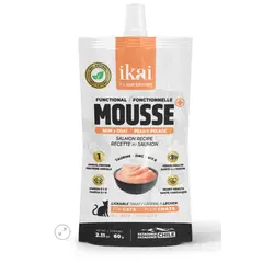 IKAI - Mousse Salmon Piel y Pelaje para gatos 60 gr