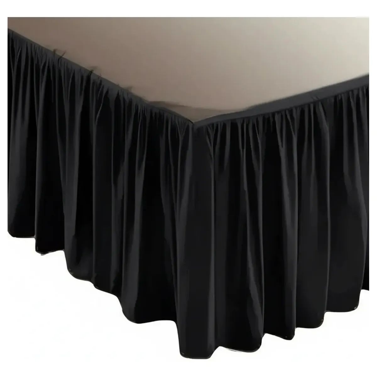 GENERICO - Pack de Faldon Protector para cama King 180x200 Cm más 2 funda de Almohada 50x70 cm