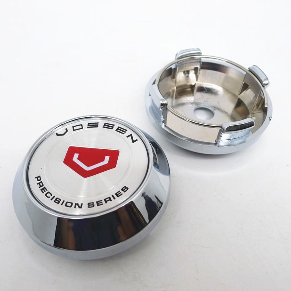 GENERICO - X4 Tapas centro de llantas de auto tunning conica Medidas 58mmX60mm VOSSEN
