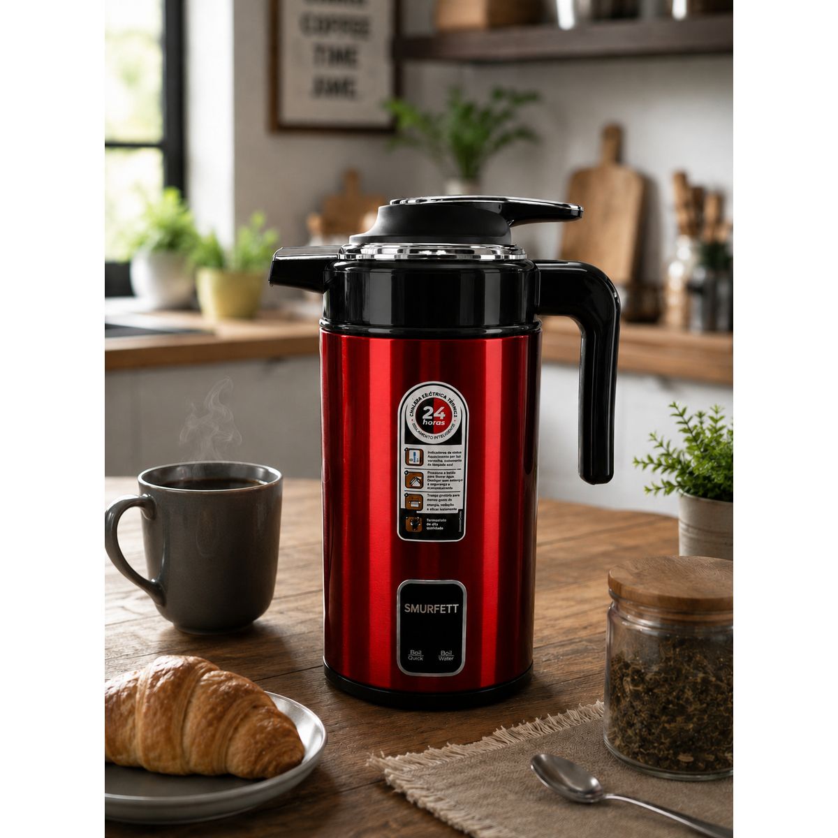 MP - Termo Hervidor Electrico 2.3 Litros 1500W Color Rojo