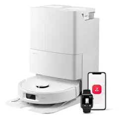 JONR - Roborock QR798 Robot Aspirador y trapeador con Base Inteligente, 10000 Pa