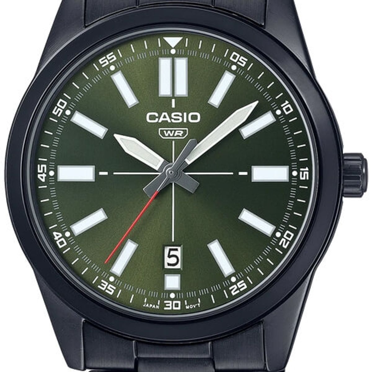 CASIO - RELOJ CASIO MTPD02B-3E  HOMBRE ANALOGO METAL NEGRO