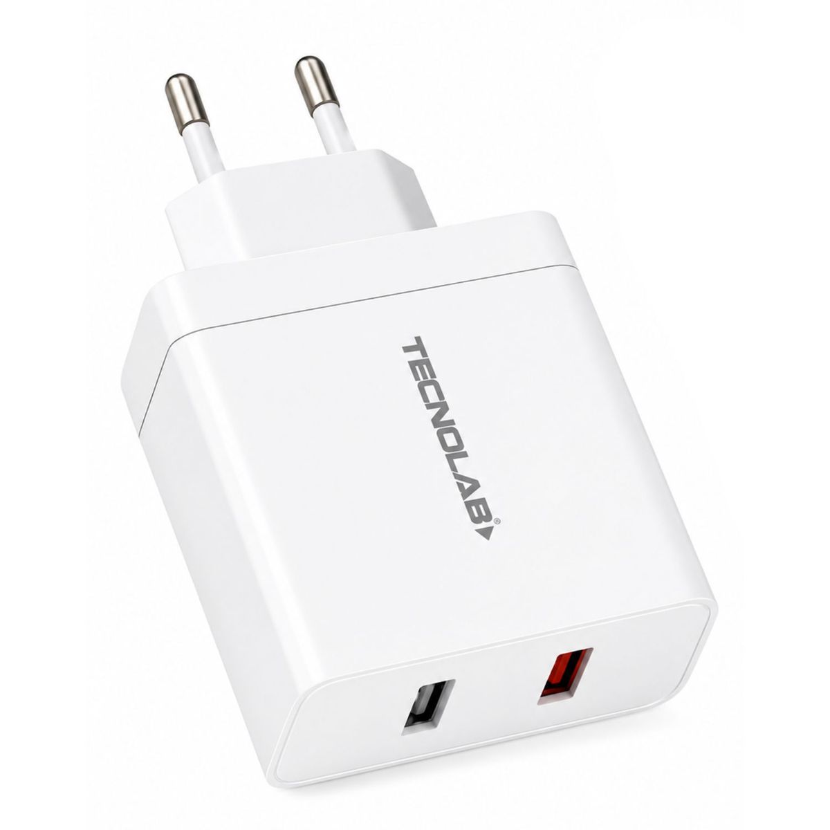 TECNOLAB - Cargador USB-A 18W con Cable Tipo C Certificado - SC