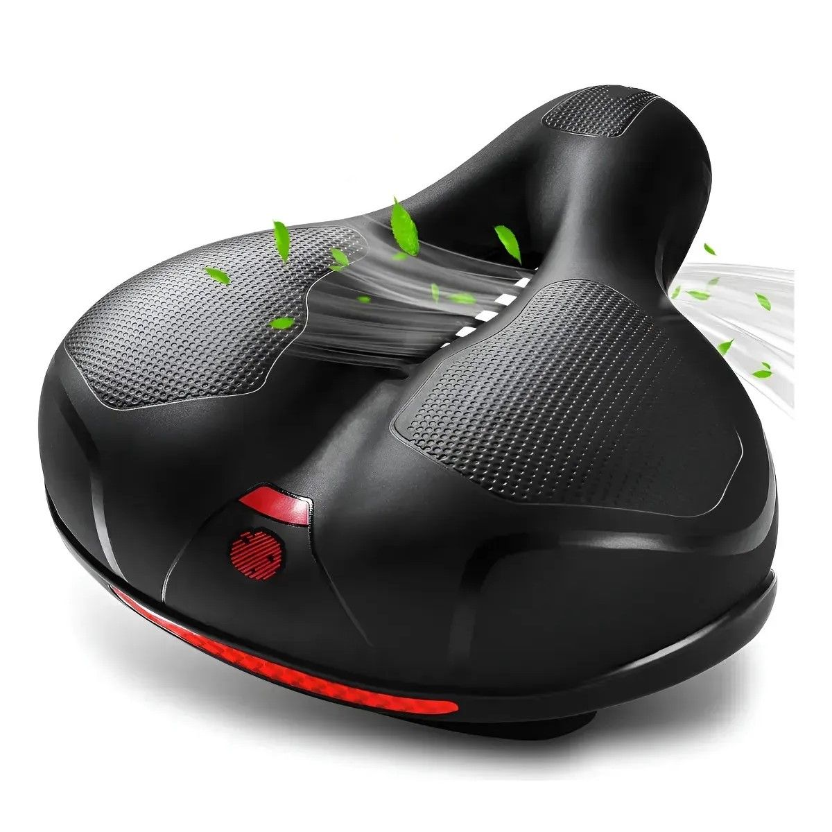 GENERICO - Asiento para Bicicleta con Bola Amortiguadora y Reflectante, de PU y Espuma, para Montaña y Urbana BELUG