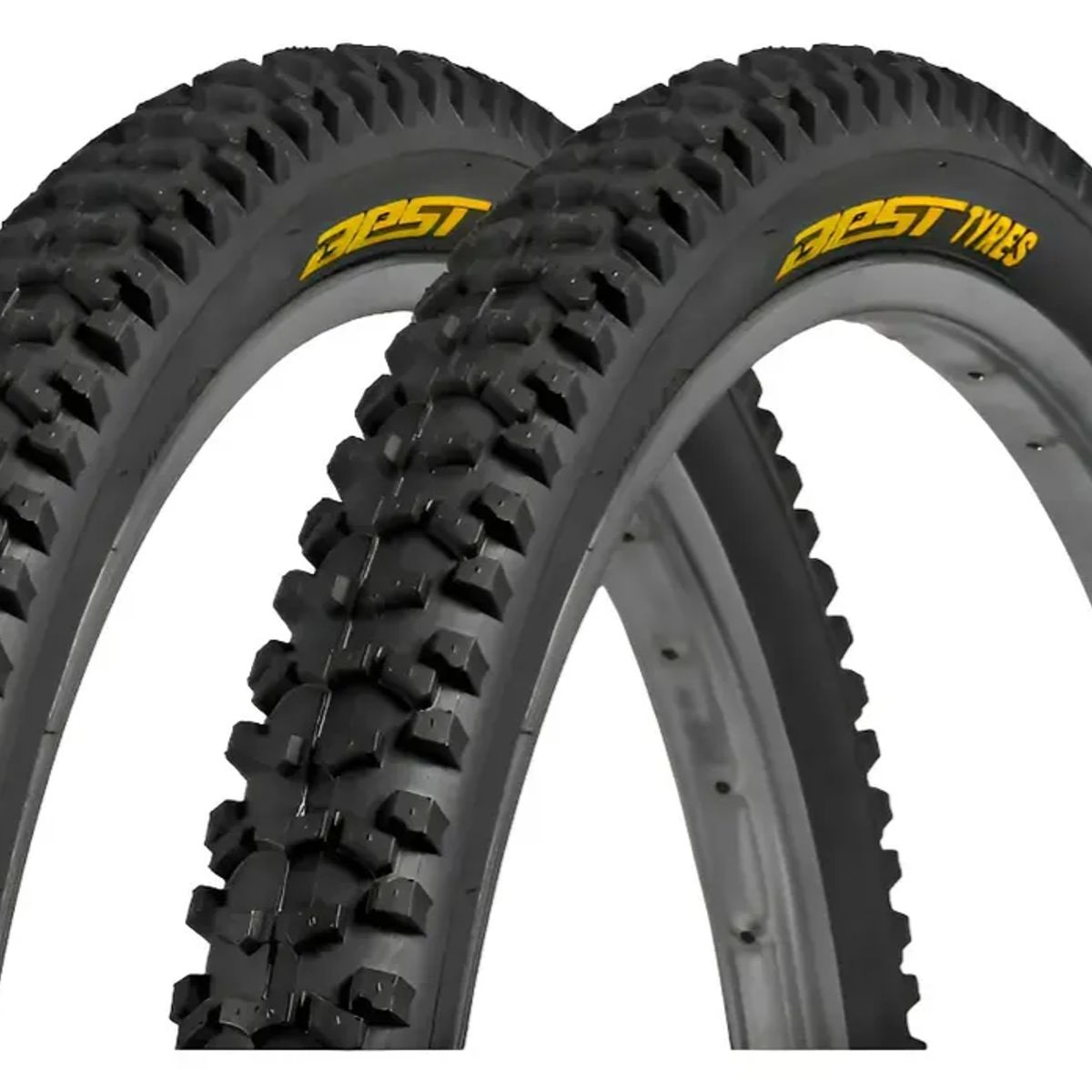 BEST - Pack 2 Neumáticos Bicicleta Aro 26 X 2.50 Best Stoner