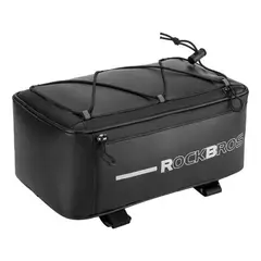 GENERICO - Bolso Parrilla Bicicleta Ergonomico Con 4 Litros De Capacidad Y Funda Protectora Lluvia BELUG