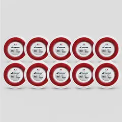 BABOLAT - PACK DE10 ROLLOS TENIS XCEL 1.30 X 200 MTS (ROJA)