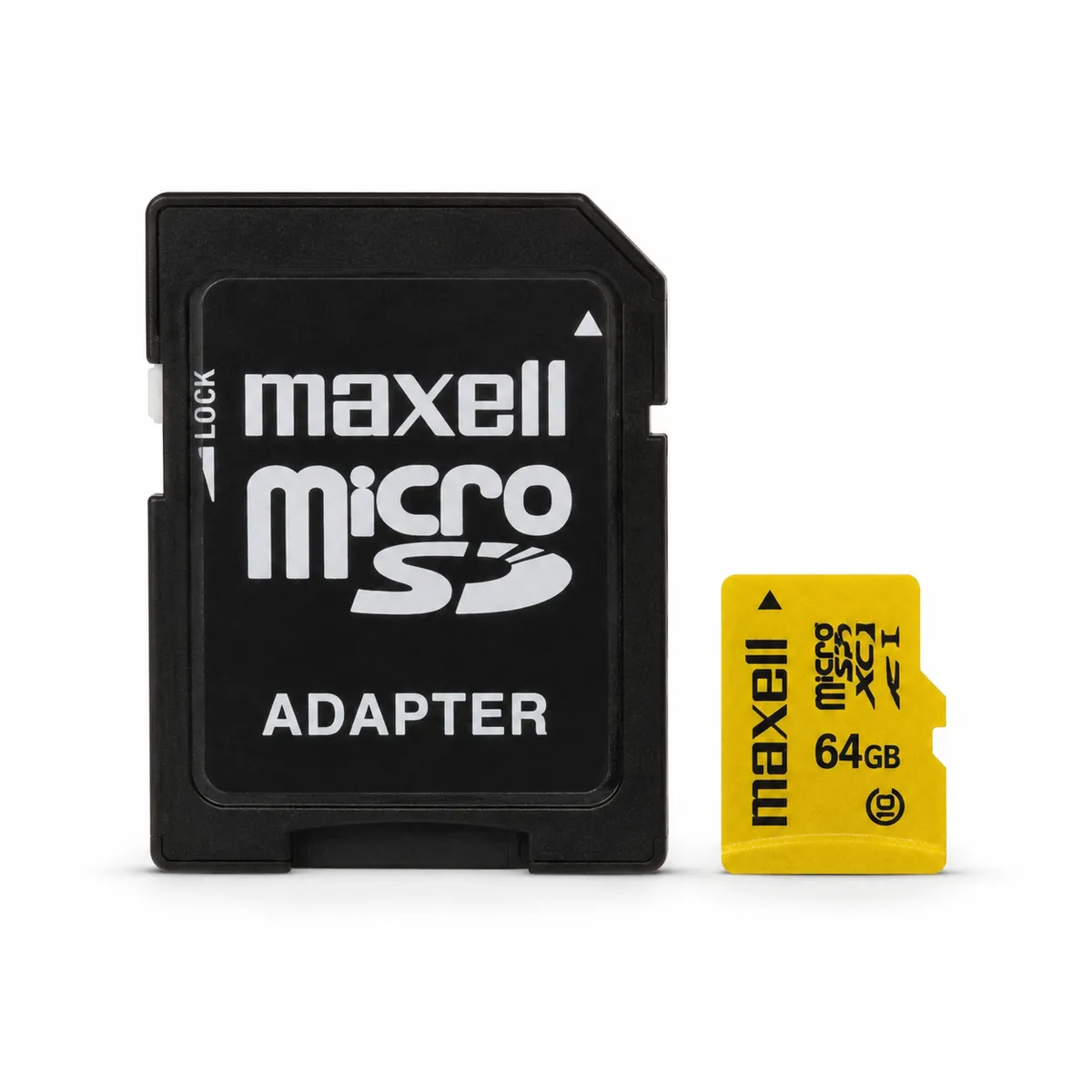 MAXELL - Memoria Micro SD Maxell 64GB Clase 10 Con Adaptador