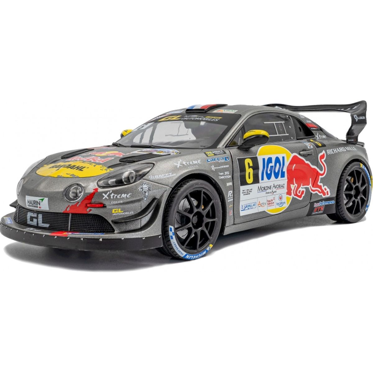 GENERICO - SOLIDO 1801630 1-18 ALPINE A110 RGT+ GREY 6 S LOEB L GODEY