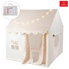 ANIKIDS - Carpa De Juego Infantil Plegable Tipo Casita Para Niños Niñas Con Luz 120x100x130cm Color Caqui