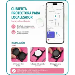 GENERICO - Arnés Reflectante para Perros con Localizador Android Incluido - Talla L