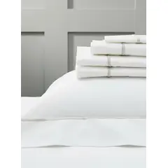 GENEVRA - Juego Sábanas Hotel Encimeras o Planas (Sin Elástico) 2 Plazas Algodón Premium Ultra Suave de 400 Hilos