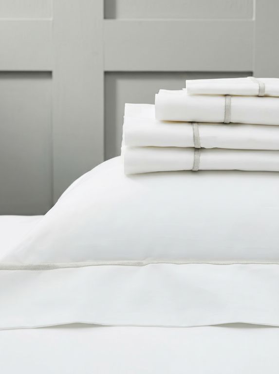 Juego Sabanas Encimeras king Algodon Premium Ultra Suave de 400 Hilos Blanco KING