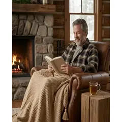 GENERICO - Pack 2 Mantas Borlas Decorativas Pieceras Nordicas Living