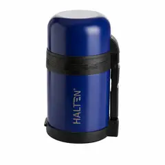 HALTEN - TERMO MULTIPROPOSITO COMIDA LIQUIDO ACERO INOXIDABLE AZUL 750 ML