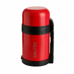 HALTEN - TERMO MULTIPROPOSITO COMIDA LIQUIDO ACERO INOXIDABLE ROJO 750 ML