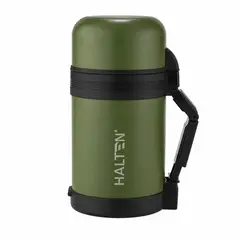 HALTEN - TERMO MULTIPROPOSITO COMIDA LIQUIDO ACERO INOXIDABLE VERDE 750 ML