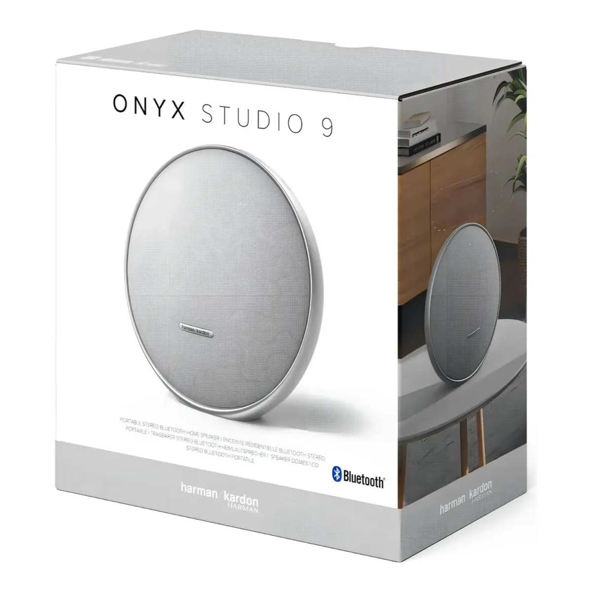 HARMAN KARDON - Parlante Bluetooth 50W Blanco Onyx 9 Studio Harman Kardon