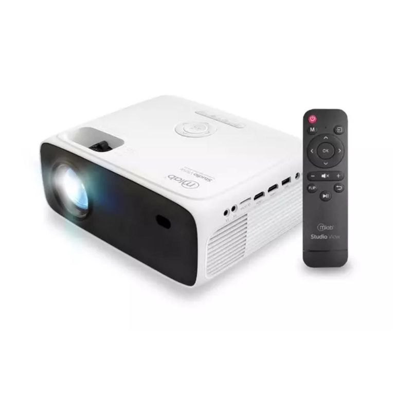 MLAB Video Proyector HD HDMI USB 7200 Lumenes WiFi 450 Ansi 9397