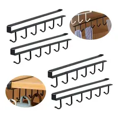 GENERICO - 4pcs Ganchos De Cocina Gabinete Organizador Colgante Para Taza Baño Armario