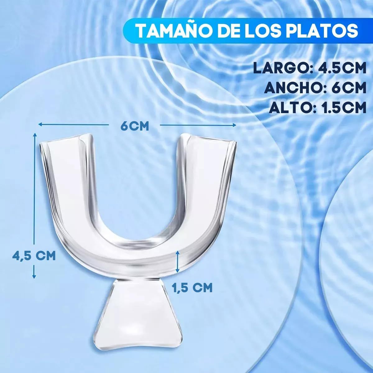 KUANGYE - Set 4 Guarda Dental Moldeable Desgaste Bucal Anti Bruxismo