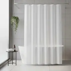 NEWTREE - Forro De Cortina De Baño Pvc Transparente 180x180cm