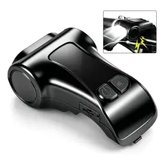 KUANGYE - Luz Bicicleta Set Delantera Trasera Usb Impermeable -2 En 1