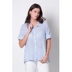 WADOS - BLUSA MANGA 34 ABOTONADA EN DELANTERO