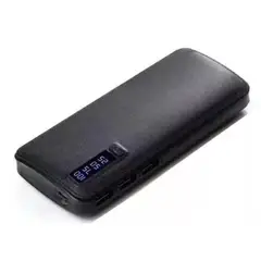 GENERICO - Power Bank de 20.000 mAh con 3 Salidas USB y Linterna