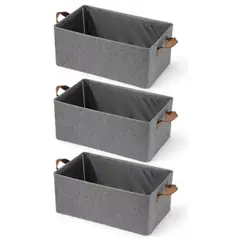 GENERICO - Pack 3 Bolsas Organizador Ropa Caja Plegable Almacenamiento