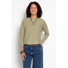 WADOS - SWEATER MANGA 3/4 ESCOTE REDONDO