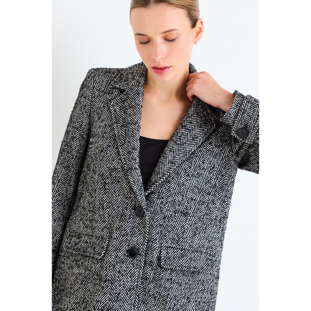 ASH - Chaqueton Negro Mujer Ash