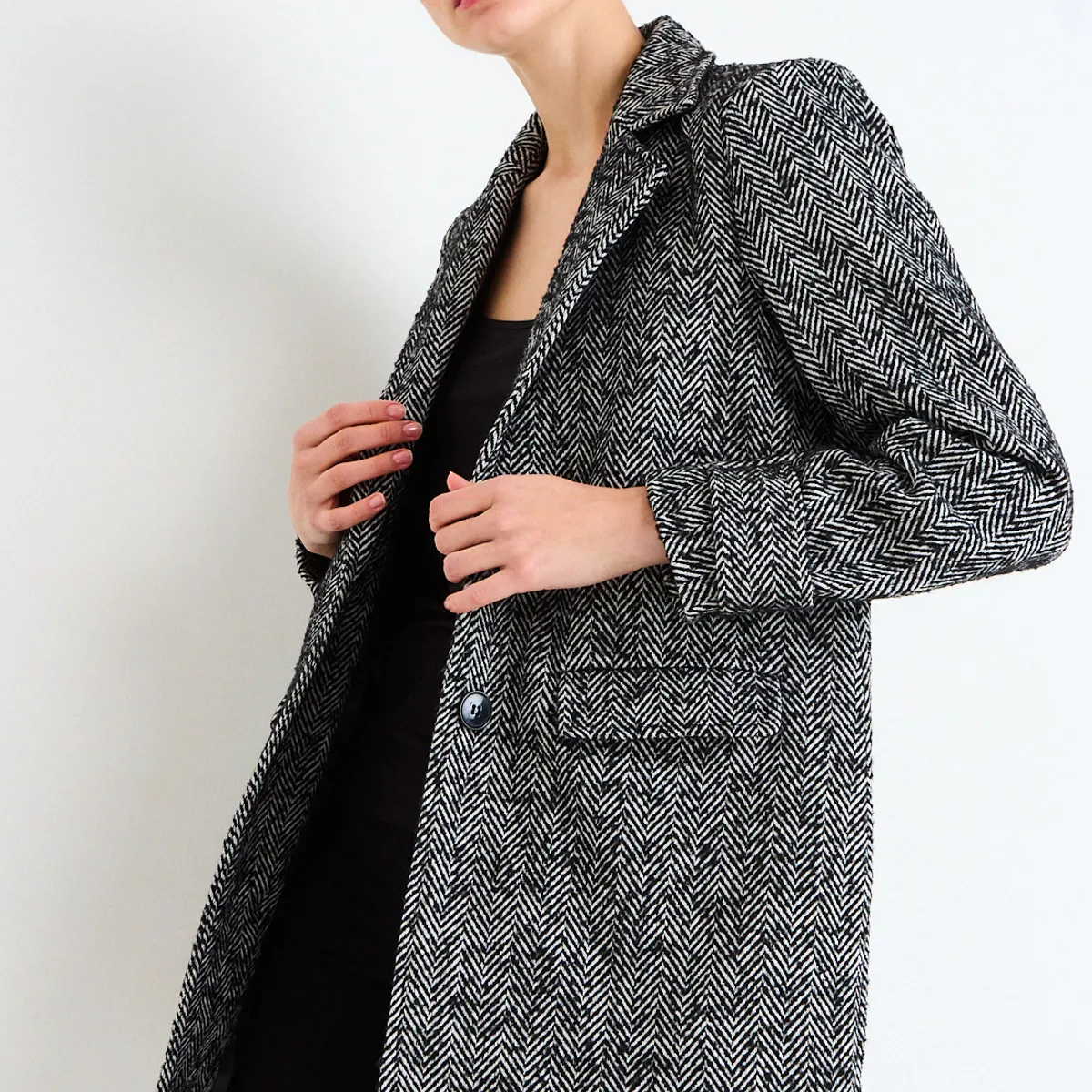ASH - Chaqueton Negro Mujer Ash