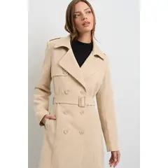 IO - Chaqueton Beige Mujer