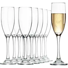 GENERICO - Copa Acrilica Para Champana Elegante 200ml Resistente Unidad
