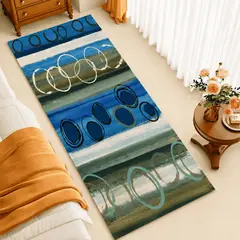 GENERICO - Alfombra Pasillera 60x180cm 3D Bajada De Cama Estampado Con Antideslizante