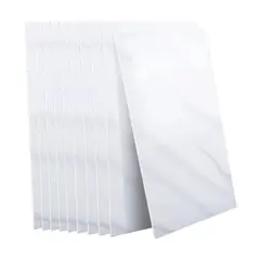 GENERICO - Pack 10 Láminas Pegatina Pared Baldosa Adhesiva Mármol 60x30 Blanco