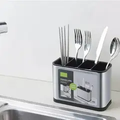 GENERICO - Escurridor De Cubierto Utensilios Cocina Acero Inoxidable