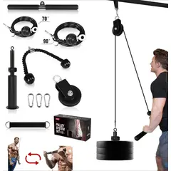 EVERSO - Sistema De Cable Con Polea Para Máquina De Ejercicios Trícep