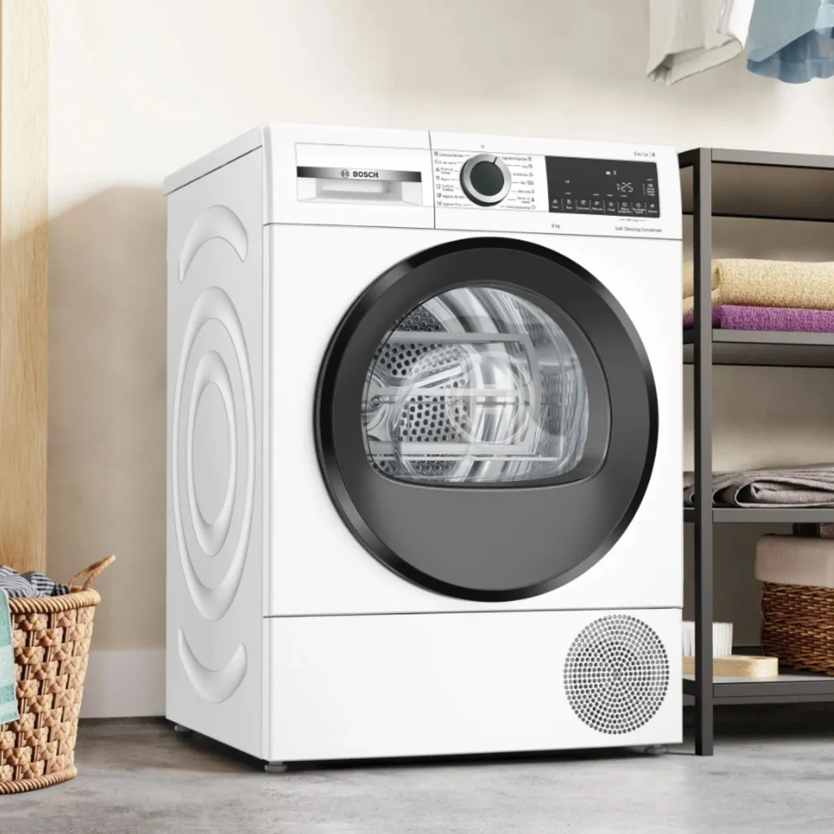 BOSCH - Secadora Bosch 9 kg Bomba de Calor WQG245D0ES AutoDry
