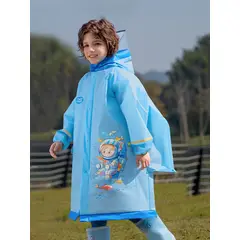 VATYERTY - 1 impermeable para niños con estampado de astronauta azul